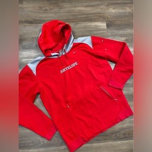 Nike Team Men’s Small Antelope Red Vintage Sports Hoodie